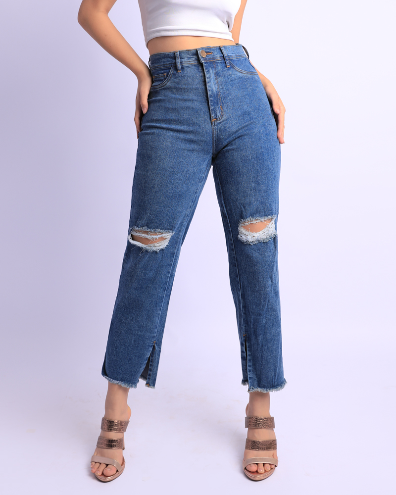 Mom jeans rotos BOXB464
