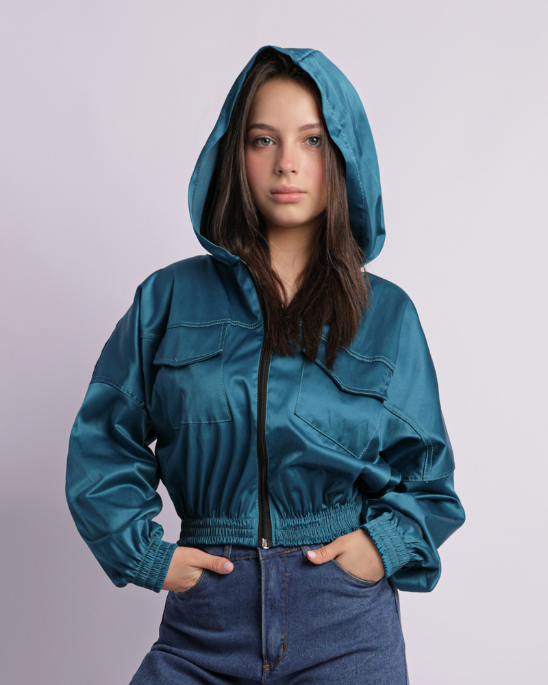 Bomber jacket satín BOXB472